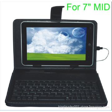 Keyboard Leather Case for 7" MID- (KL-PK001)